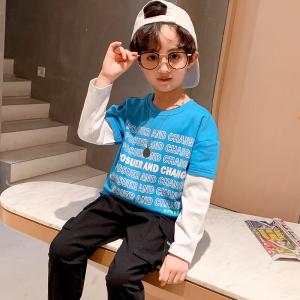 China Children's suit Multi-color printed boys' spring and autumn two-piece suit, suitable for children aged 5-15 wholesale