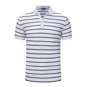 Leisure Style V Neck Polo T Shirt For Summer
