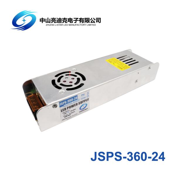 Quality CB 24v 15A 360w Adjustable Switching Power Supply Fan Cooling for sale