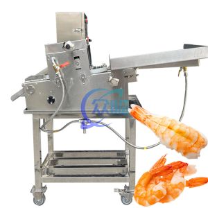 China Stable Industrial Prawn Cut Machine , Multipurpose Shrimp Processing Line wholesale