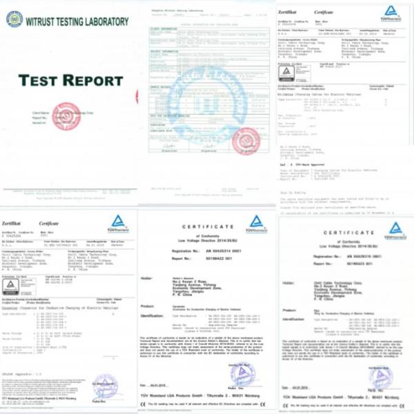 IP67 Type B protection Smart EV charger 16A 3.6kW with temperature sensor 2