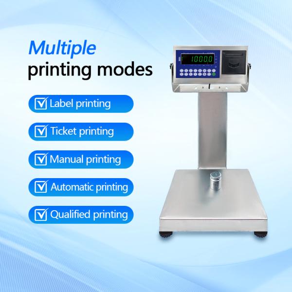 A8SP Printing Small Platform Scale with 6KG Capacity and 22cm*28cm Square Vertical Bar