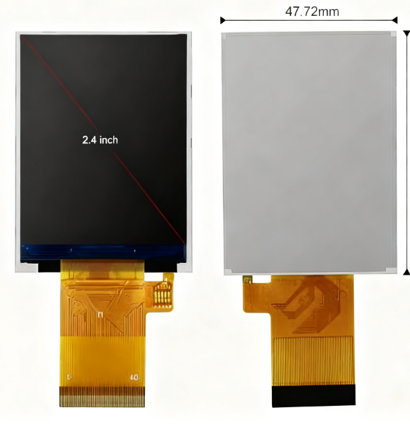 2.4 Inch IPS TFT LCD Display with 350 Nit Brightness and 240x320 Resolution MCU RGB Interface