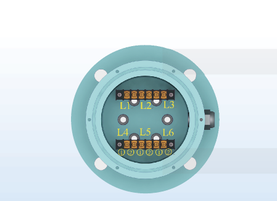 Durable Digital Speed Indicator for liquids containing solid / semi - solid floating objects