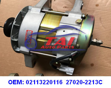 LR270-07 23100-19D60 Nissan Engine Parts Starter Motor 24V 70A For FD46 FD46T