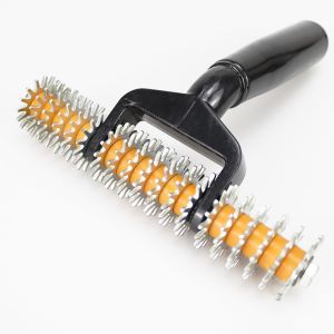 Black Floor Carpet Seam Roller Die Casting And Steel