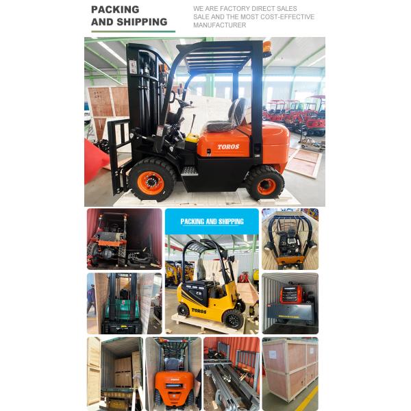 EPA 1-2 Meters Fork Length 2.5 Ton Diesel Forklift Manual Automatic Type