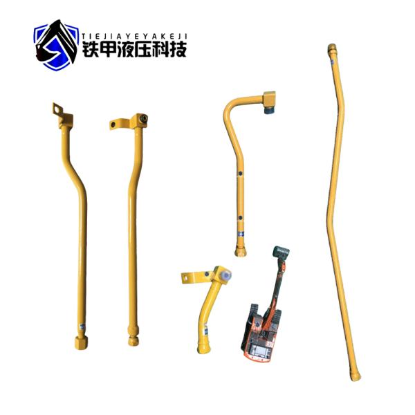 PC60 Excavator Iron Pipe Hydraulic Middle Arm Pipe In Manufacturing Plant