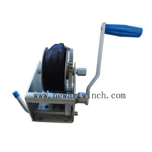 China 130mm Drum 700kg Marine Manual Hand Crank Winch wholesale