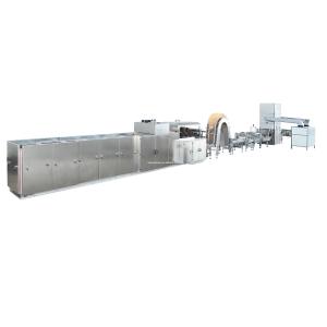 China Full Automatic Skywin Chocolate Coated Wafer Biscuit Making Machine wholesale