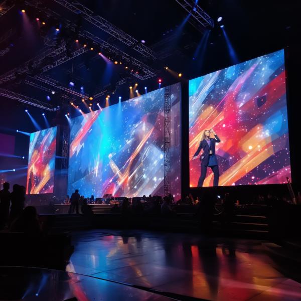 Rental High Definition Video Display Seamless P3 LED Wall Resolution