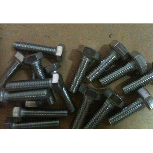 Grade 4.8 Stainless Steel Hex Head Bolts , Full Thread Bolts DIN 961 M30 Size