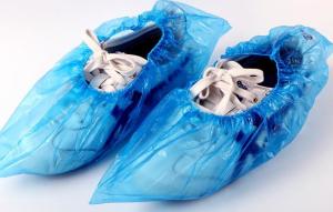 China Waterproof Disposable Shoe Covers Dust Proof Anti Skid With Elastic String on sale