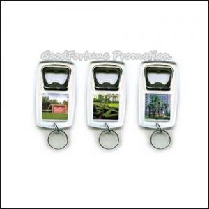 China HOT sale customed promotional gift printed logo acrylic bottle opener keychain keyrings wholesale