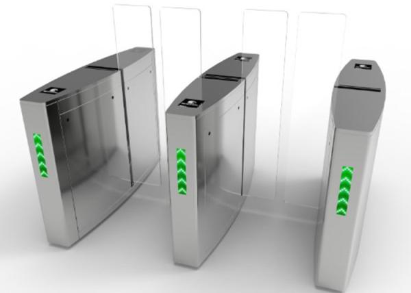 Quality School Bi Directional RFID Security Turnstile Gate Brushed Finish for sale