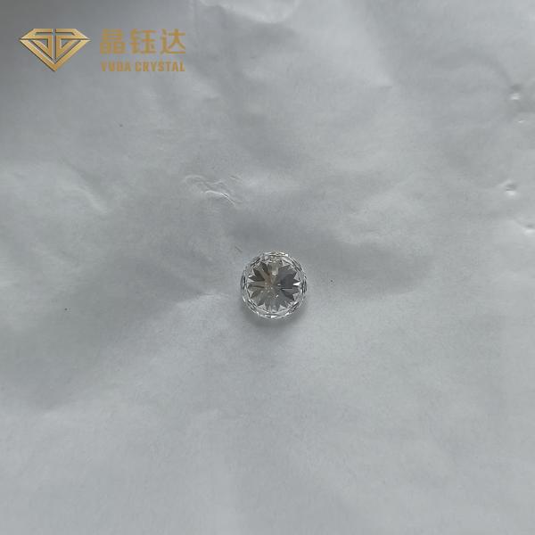 DEF Color Polish Certified Lab Grown Diamonds Round Fancy Cut White