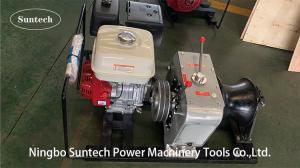 Compact Electric Cable Winch Puller Reliable Honda Engine Stringing Wire