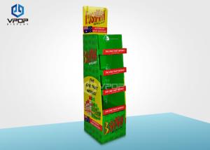 China Easy Assembling Cardboard Floor Displays Economical Foldable For Supermarket wholesale