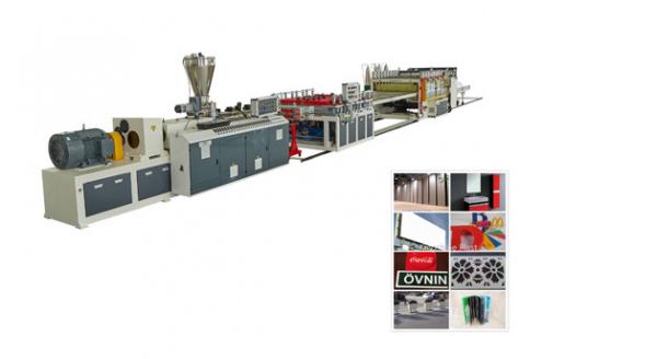 Quality Full Automatic WPC Pvc Foam Board Production Line Advertising Board Extrusion for sale