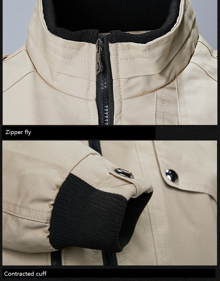 Factory Wholesale Winter Bomber Jacket Men Casual Plus Size Men'S Jackets Coats