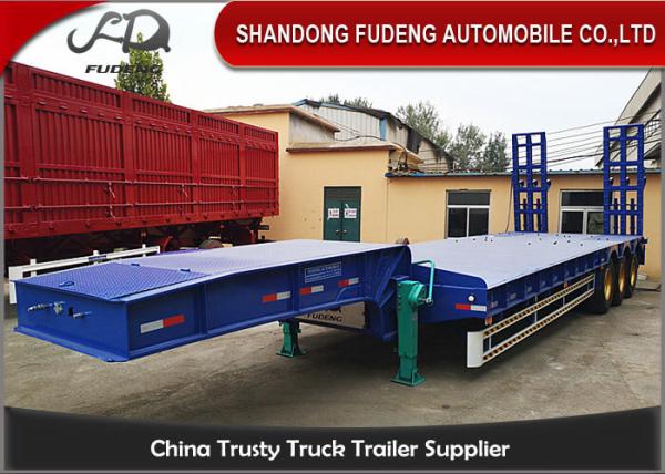 3 Axles 13M Excavator Transport Low Bed Semi Trailer