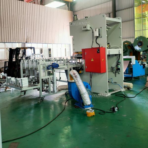 Semi Automatic Punching Press Machine Alu Foil Bowls Cups Plates Macking
