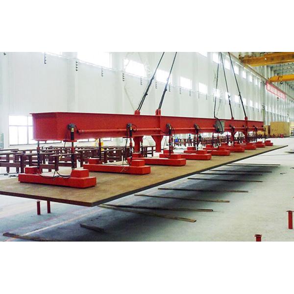 DC 24V Excavator Lifting Electromagnet , Scrap Handling Magnets Light Self Weight