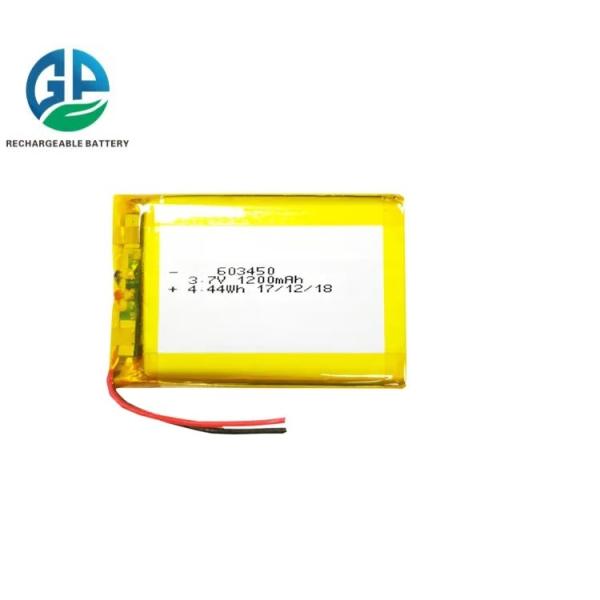 China Gpe 603450 Rechargeable Battery Pack 1200mah 3.7v wholesale