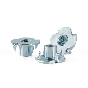 China Carbon Steel Zinc Pronged Tee Nut M12 UNC Thread Insert wholesale