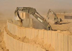 China Mil 1B Hesco Barrier Blast Wall Military Defense HESCO Wall wholesale