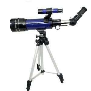 China Blue 70mm Lens Astronomical Refractor Telescope 360mm Focal Length wholesale