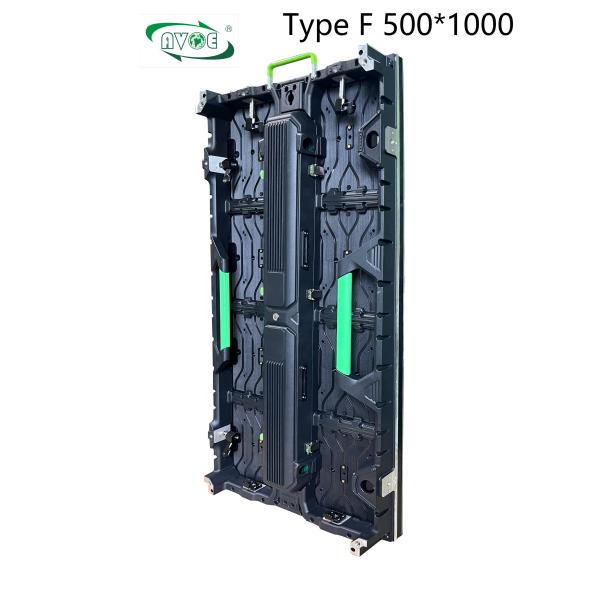 Type F P3.91 4K 3840Hz Indoor Rental LED Panel 500x1000mm Curve Cabinet