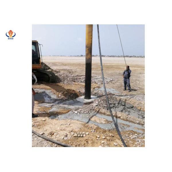 Multiple Function Bottom Feed Vibroflot Stone Columns Ground Improvement