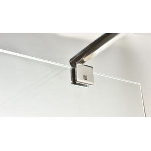 8mm Pivot Shower Screen 600x2000mm Aluminum Frame