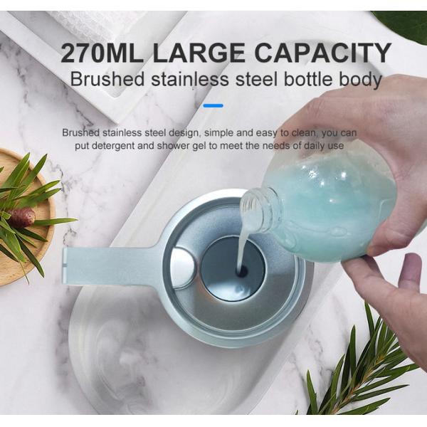 270ML USB Automatic Soap Dispenser Bathroom SUS304 Black