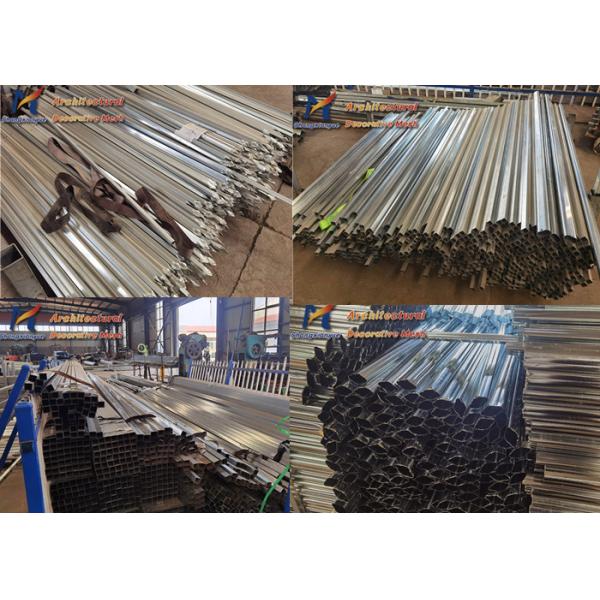 100mm Galvanized Welded Wire Mesh Fence Aluminium Tubular