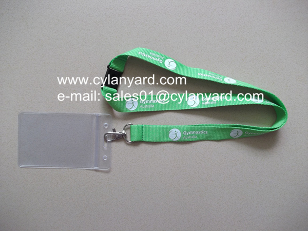 Cheap printed neck lanyards, colour lanyard with id badge,