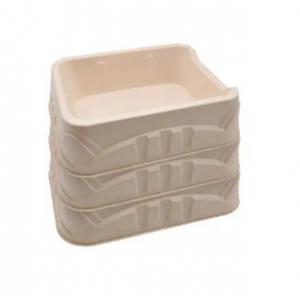 China Disposable Cat Litter Box Tray Eco Friendly Biodegradable Dry Press Pulp Mold wholesale
