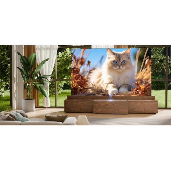 Motorized Laser TV Cabinet Modern Living Room UST Smart TV Cabinet UST Projector Cabinets Intelligent