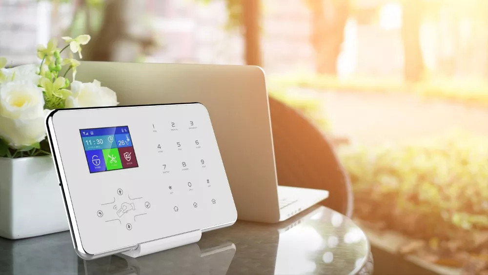 WIFI + GSM / GPRS Home GSM Alarm System NTC Sensor Home Security Alarm Systems