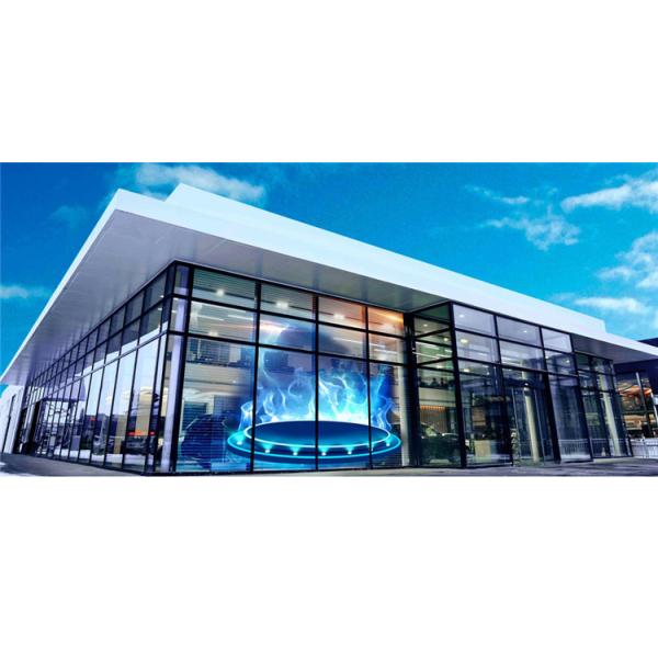 HD High Resolution P3.91-7.82 Indoor Full Color Transparent LED Display Screen For Store Window Glass