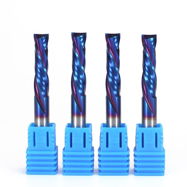 Manufacturer Hot Sales Cabide End Mill 2Flute Spiral up and Down Cut CNC Bit Composition Router Bits for Wood Woodworking