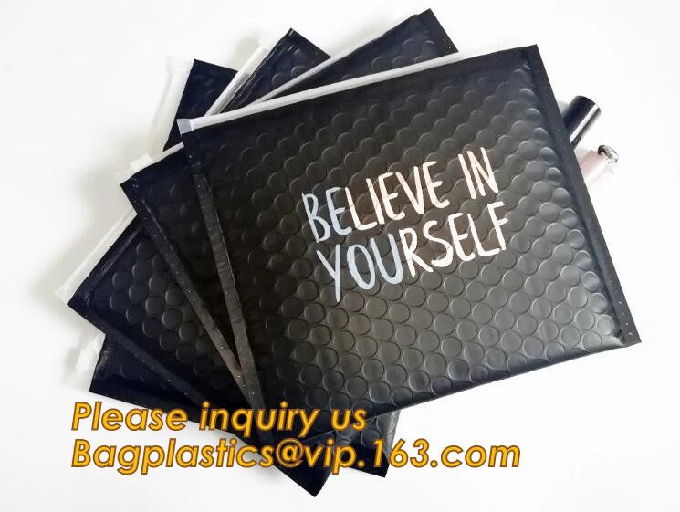 Custom Bubble k Packaging Bag Slider Padded Bag,Anti Shock Plastic PE Material Mailer Zip Lock Padded Bag /Slider