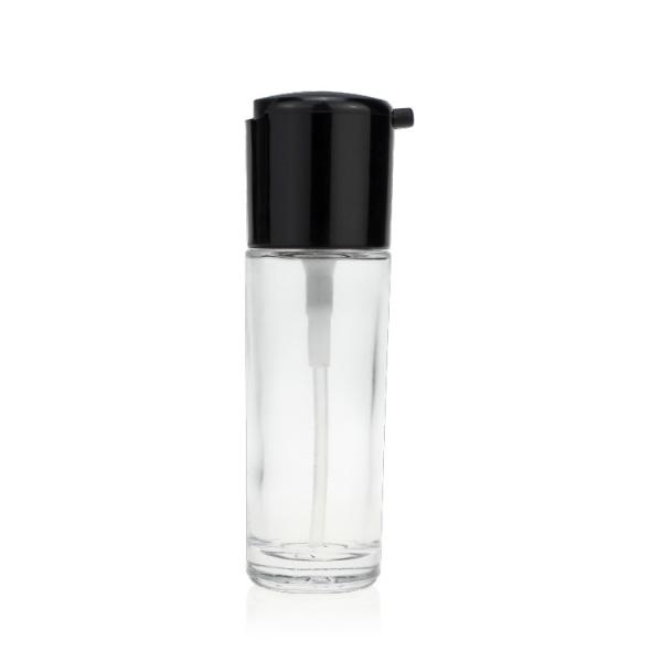 China Custom Cosmetic Liquid Foundation Bottle 30ml With Pump wholesale