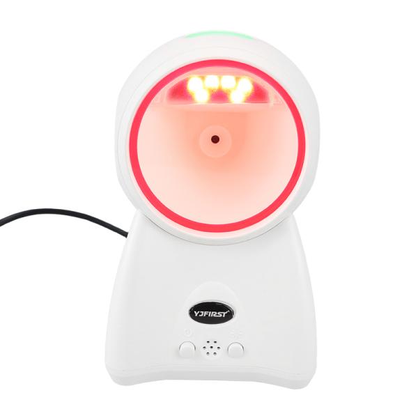 1D 2D Desktop Barcode Scanner 32 Bit Desktop QR Code Reader Plug And Play