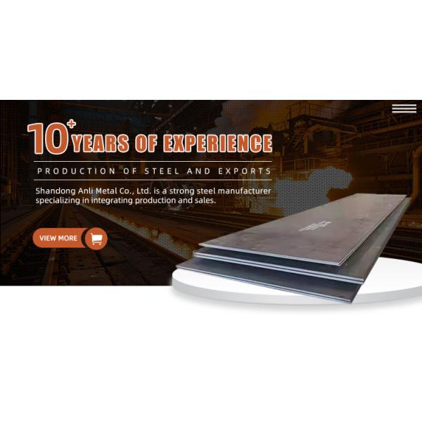 High Quality Hot Rolled SPHC A36 A572 S235JR SS400 Steel Plate for Containers Ships Boilers