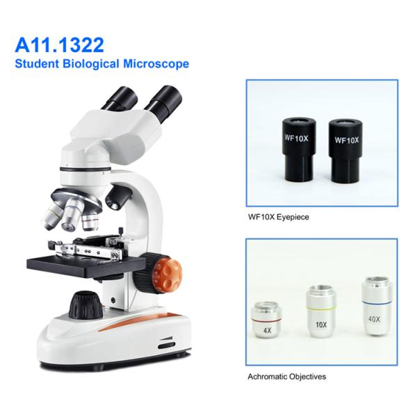 400x Electron Optical Led Binocular Biological Microscope