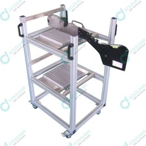 Universal Stainless Steel SMT Machine Feeder Storage Trolley