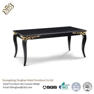 Luxurious Hand Craft In Gold Leaf Finish Dark Wood Console Table For Living Room