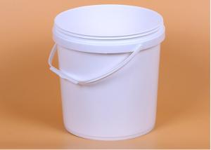 China 1.5 Gallon Natural Open Head Plastic Bucket Containers wholesale